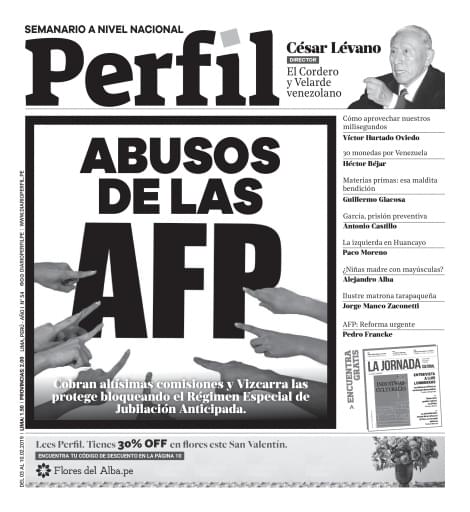 Perfil N° 54 - Del 03 al 10/02/19