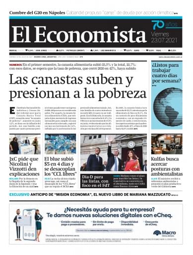 Viernes 23 de Julio de 2021