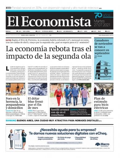 Martes 27 de Julio de 2021