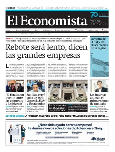 Viernes 30 de Julio de 2021