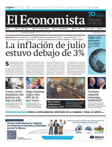 Miércoles 4 de Agosto de 2021