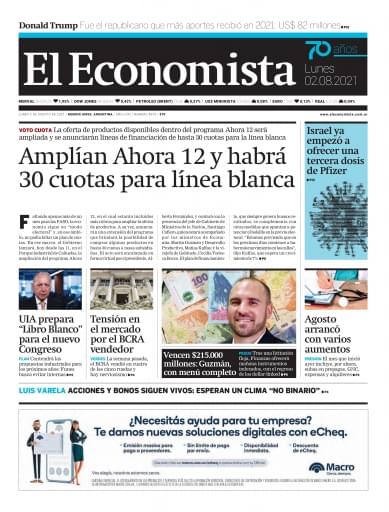 Lunes 2 de Agosto de 2021