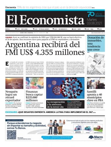 Martes 3 de Agosto de 2021
