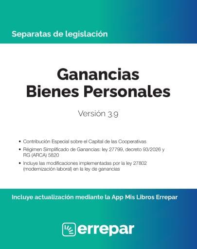 Separata Ganancias. Bienes personales 3.9