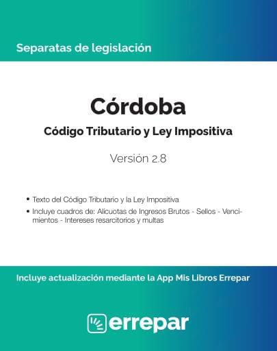 Separata Córdoba. Código Fiscal y Ley Impositiva 2.8