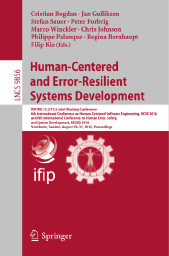 Human-Centered and Error-Resilient Systems Development cover image