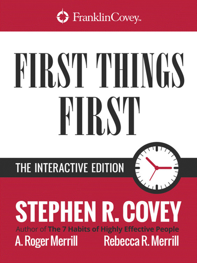First Things First cover image