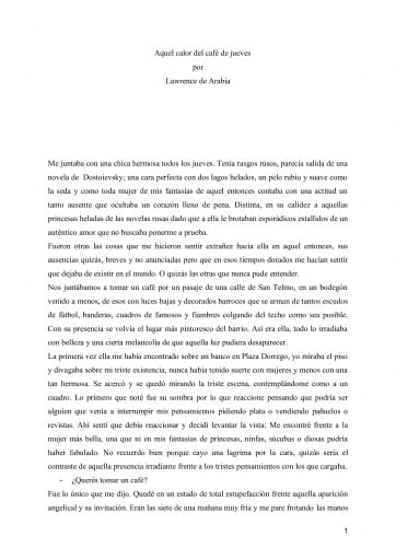 Aquel calor de los cafés de jueves (final 2) cover image