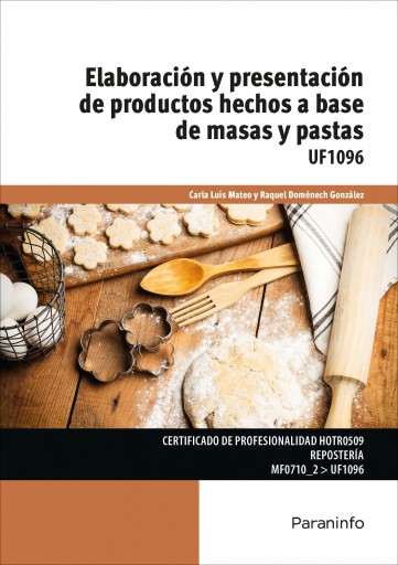 Elaboración y presentación de productos hechos a base de masas y pastas (E-Book)