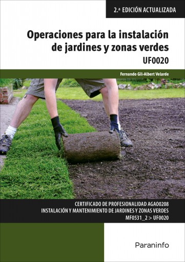 Operaciones para la instalación de jardines y zonas verdes (E-Book)