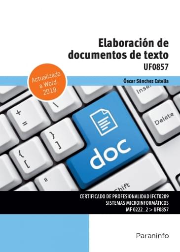 UF0857 - Elaboración de documentos de texto