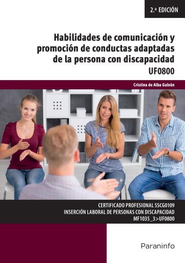 UF0800 - Habilidades de comunicación y promoción de conductas adaptadas de la persona con discapacidad