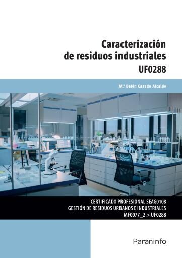 UF0288 - Caracterización de residuos industriales