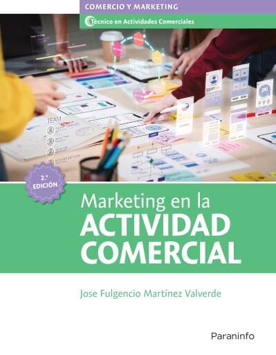 Portada del libro «Marketing en la actividad comercial 2.ª edición 2026», de Jose Fulgencio Martínez Valverde