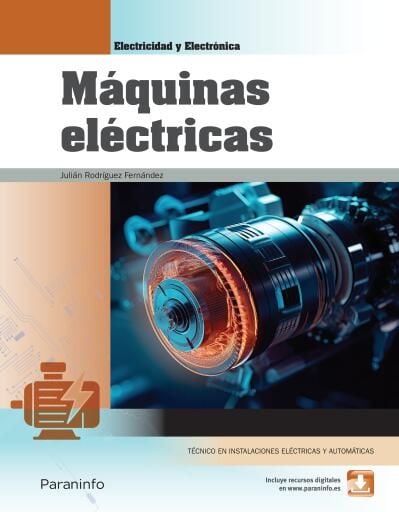 Portada del libro «Máquinas eléctricas Edición 2026», de Julián Rodríguez Fernández