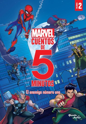 Portada del libro «Marvel 2. Cuentos de 5 minutos. El enemigo número uno», de Disney