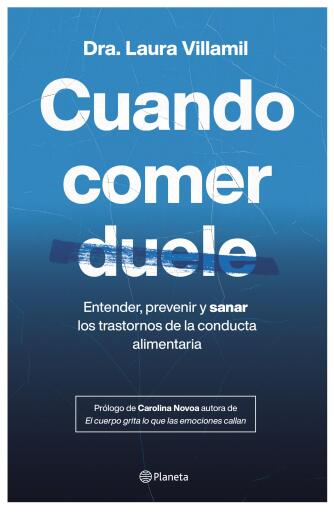 Portada del libro «Cuando comer duele», de Dra. Laura Villamil