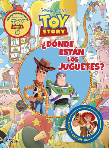Portada del libro «Toy Story. ¿Dónde están los juguetes?», de Disney