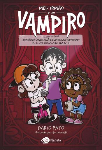 Portada del libro «Meu irmão é um vampiro», de Dario Pato