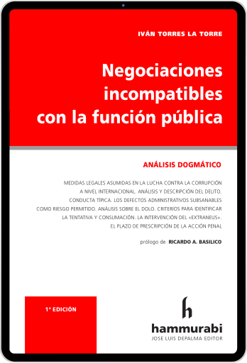 Negociaciones incompatibles con la función pública