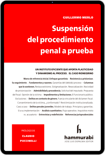 Suspensión del procedimiento penal a prueba