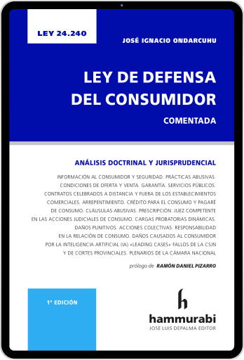 Ley de defensa del consumidor comentada