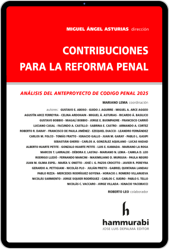 Contribuciones para la reforma penal