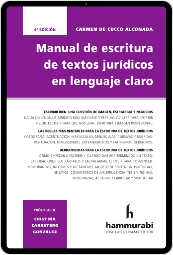 Escritura de textos jurídicos 4ª ed