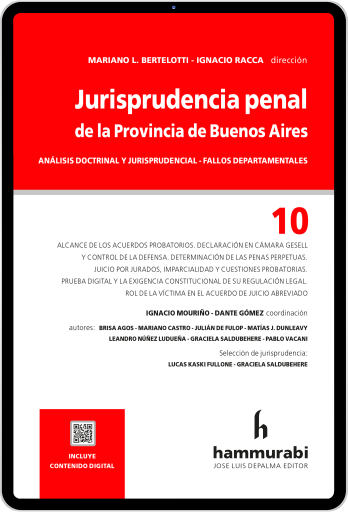 Bertelotti - Racca. Jurisprudencia penal de la Provincia de Buenos Aires t. 10