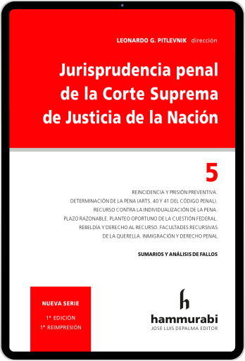 Jurisprudencia penal CSJN, t. 5