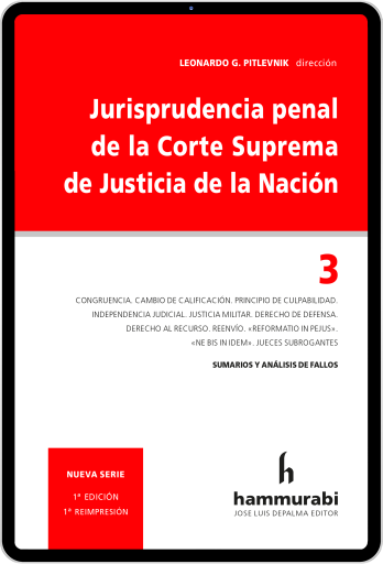 Jurisprudencia penal CSJN, t. 3