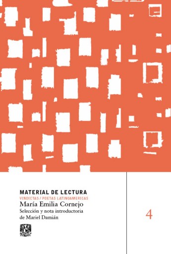 Portada del libro «María Emilia Cornejo. Material de Lectura núm. 4. Vindictas, poetas latinoamericanas. Nueva época»