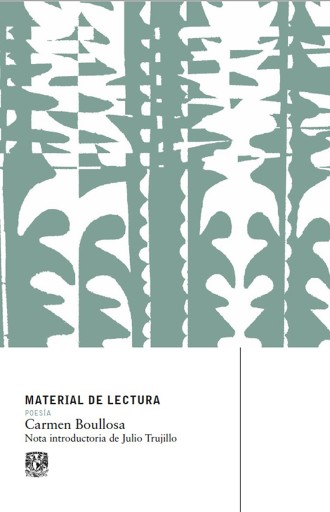Portada del libro «Carmen Boullosa. Material de Lectura núm. 221. Poesía. Nueva época»
