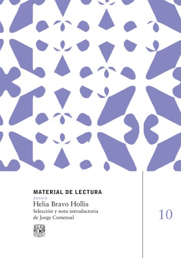 Helia Bravo Hollis. Material de lectura núm. 10. Ensayo