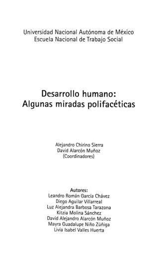 Desarrollo humano: gobernanza, desarrollo local y emprendimiento social