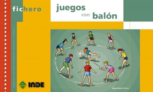 Portada del libro «Fichero de Juegos con balón»