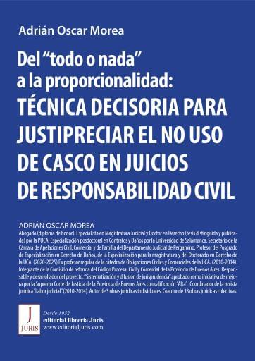 TÉCNICA DECISORIA PARA JUSTIPRECIAR EL NO USO DE CASCO EN JUICIOS DE RESPONSABILIDAD CIVIL. Del “todo o nada” a la proporcionalidad