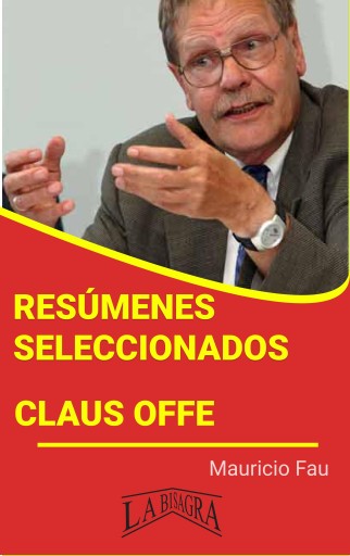 Resúmenes Seleccionados: Claus Offe