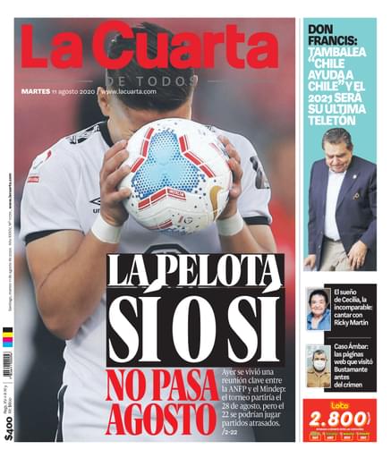 11 08 2020 La Cuarta La Cuarta