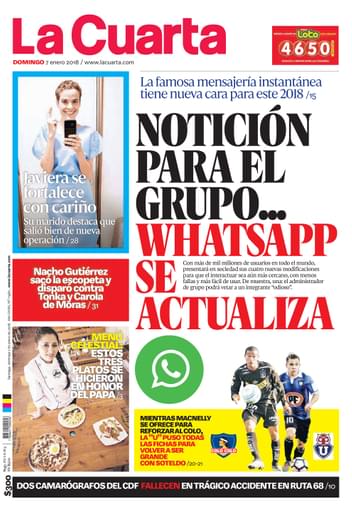 07 01 2018 La Cuarta La Cuarta