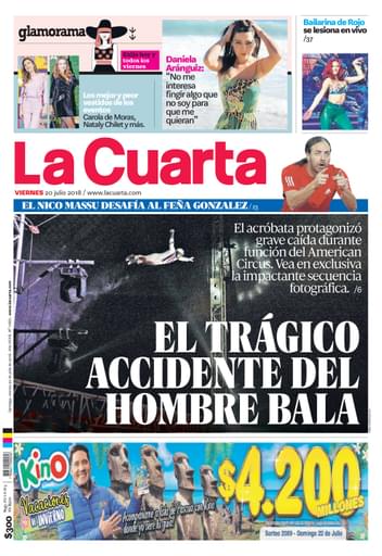 20 07 2018 La Cuarta La Cuarta