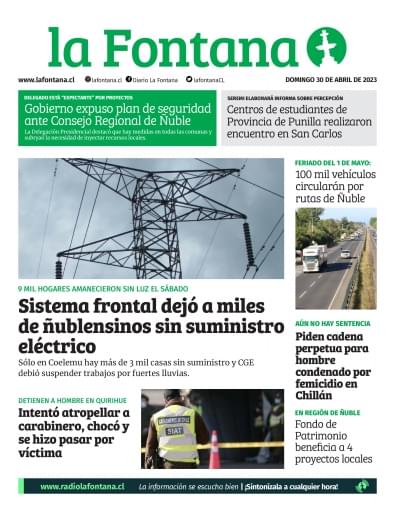 N°39 | LA FONTANA | 30 de abril de 2023