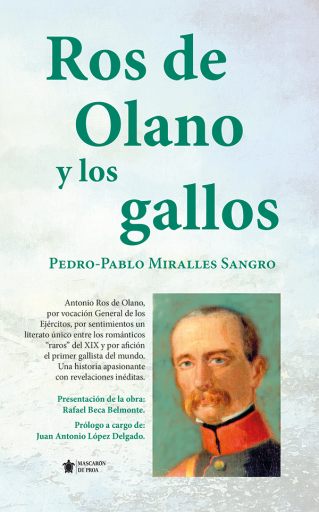 Portada del libro «Ros de Olano y los gallos», de Pedro Pablo Miralles Sangro