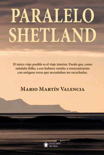 Portada del libro «Paralelo Shetland», de Mario Martín Valencia