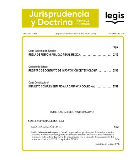 REVISTA JURISPRUDENCIA ed 648 - ISSN: 3115-0349 (En línea) - Ref 132859