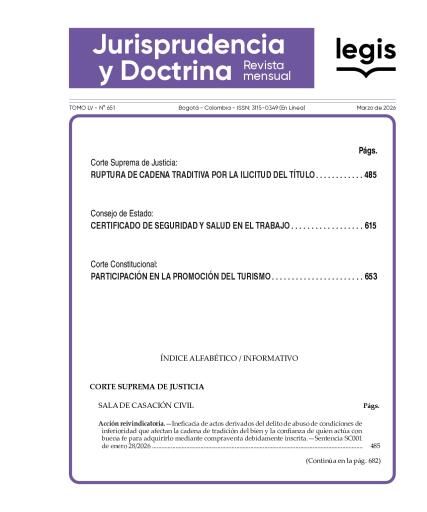REVISTA JURISPRUDENCIA ed 651 - ISSN: 3115-0349 (En línea) - Ref 132936
