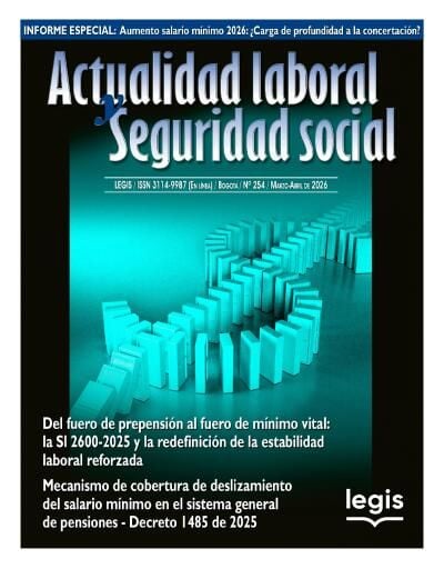 REVISTA ACTUALIDAD LABORAL 254 ISSN: 3114-9987 (En Línea) - Ref 132924