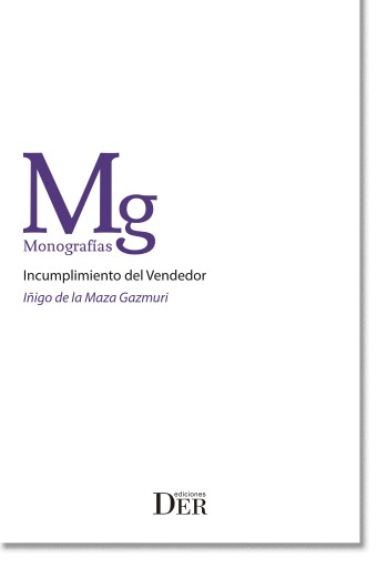 Portada del libro «Incumplimiento del Vendedor», de Iñigo De La Maza Gazmuri