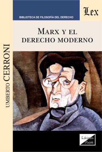 Portada del libro «Marx y el derecho moderno», de Umberto Cerroni