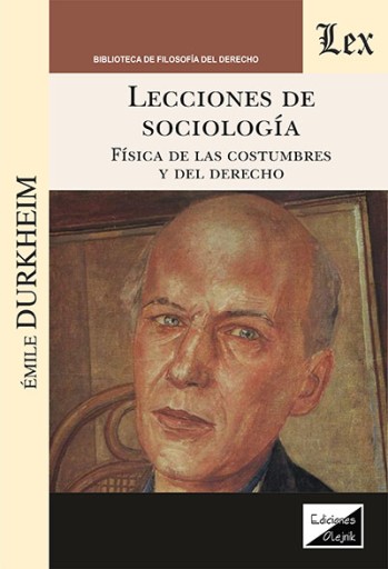 Lecciones de sociología: Físicas de las costumbres y del derecho